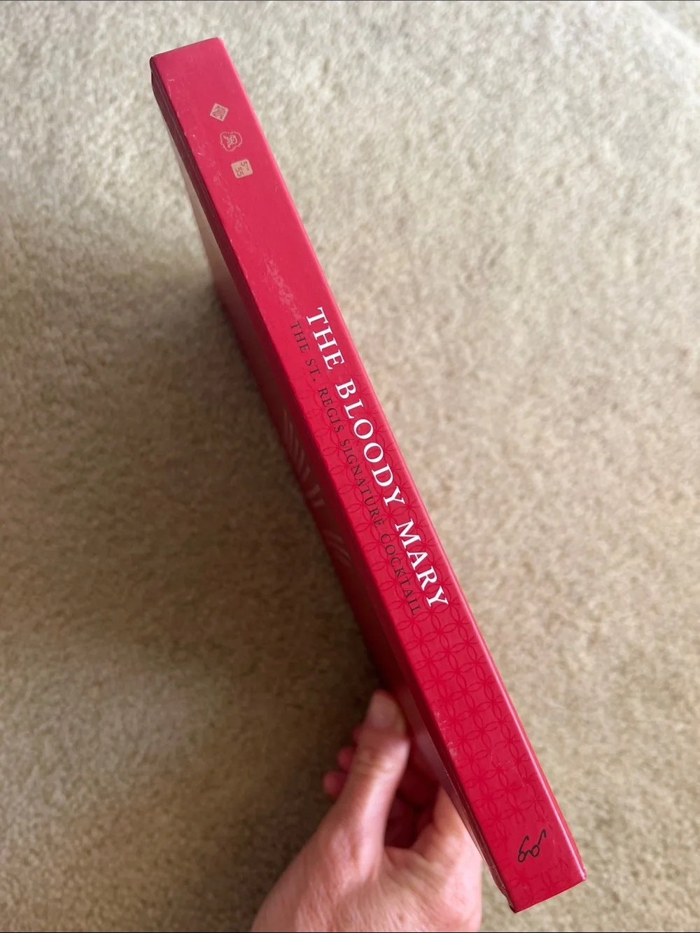 St. Regis Signature Cocktail Hardcover Book The Bloody Mary